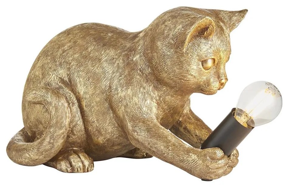 Lampă de masă Endon 107389 KITTEN 1xE14/7W/230V auriu