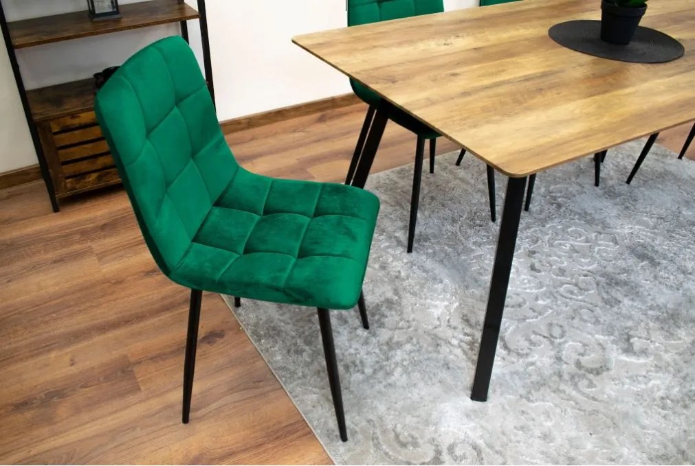 Scaun de sufragerie dn catifea Smaragd Luxury