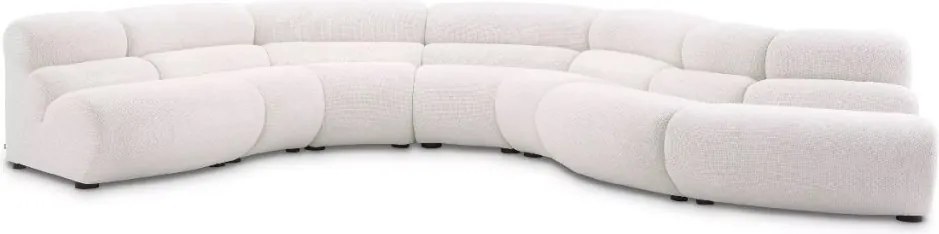Modul colt exterior, Canapea modulara design LUX Lindau, off-white