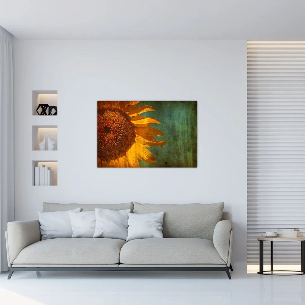 Tablou - Floarea soarelui (90x60 cm)