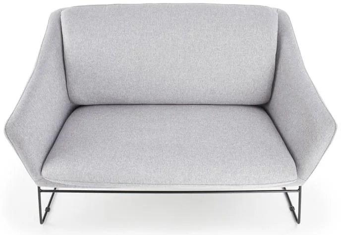 Fotoliu relaxare dublu gri deschis HAMAR 2 XL