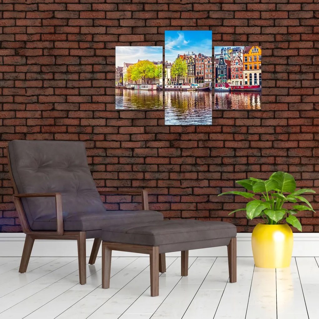 Tablou - Case dansatoare, Amsterdam (90x60 cm)