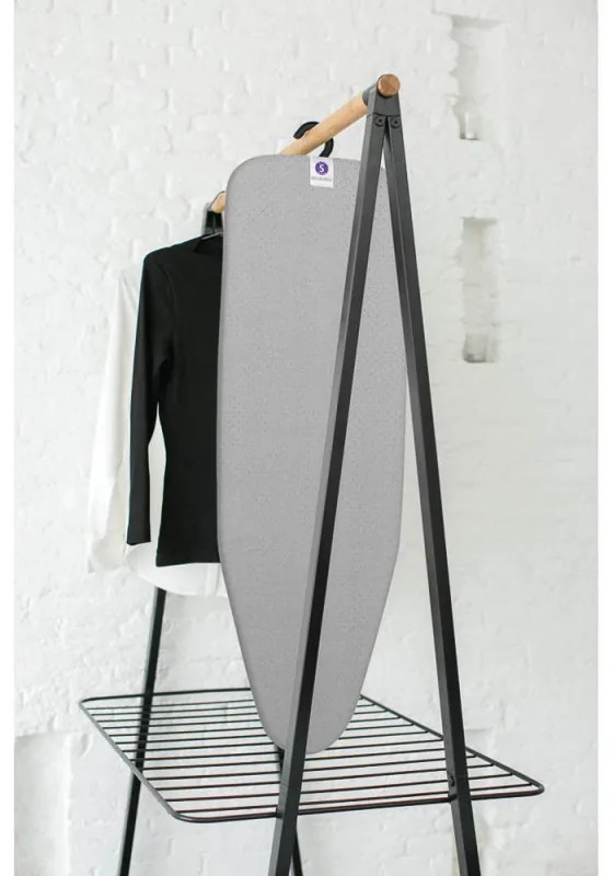 Masa de calcat Brabantia S 1003469, 95x30 cm, Compact, Carlig de agatat, Metalic