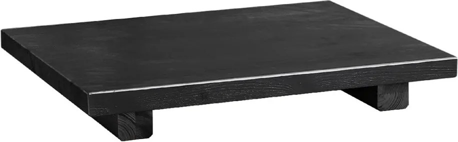 Set 2 noptiere din lemn de pin Karup Design Dock Black, negru