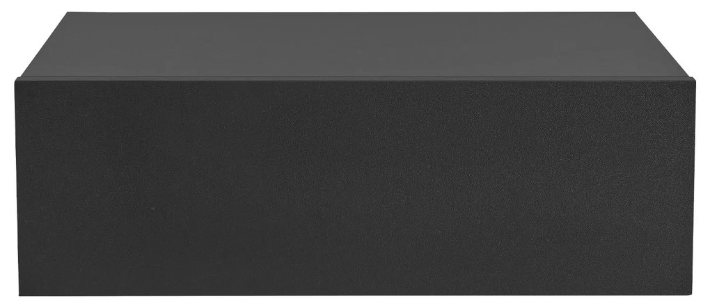 Noptiera montata pe perete 46x30x15 cm cu sertar, negru