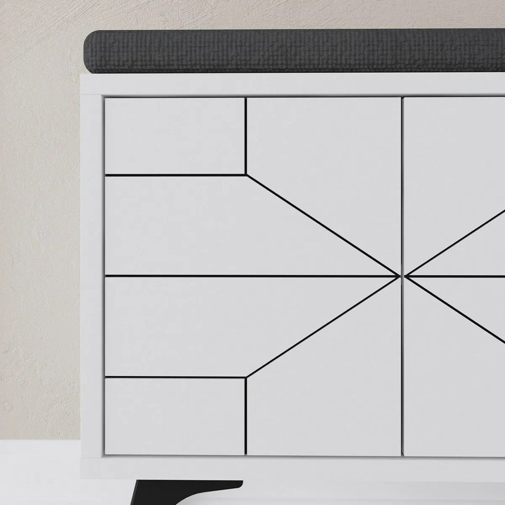 Dulap pentru pantofi Dune White