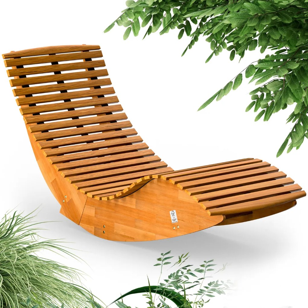 Leagăn BALI,155x60x93cm, maro natural Casaria