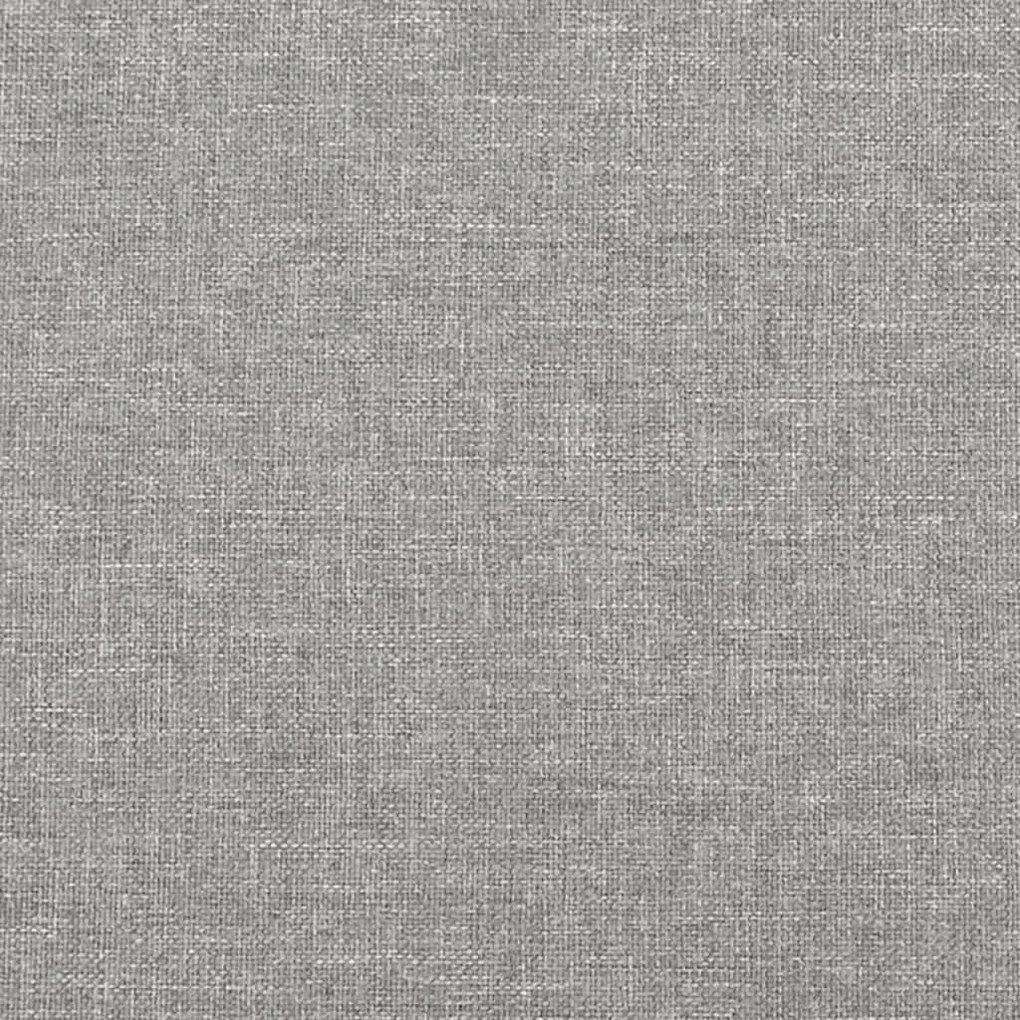 Cadru de pat box spring, gri deschis, 80x200 cm, textil Gri deschis, 35 cm, 80 x 200 cm