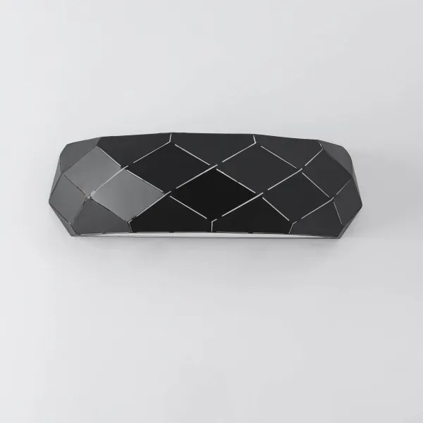 Aplică de perete REUS 1xE27/40W/230V neagră