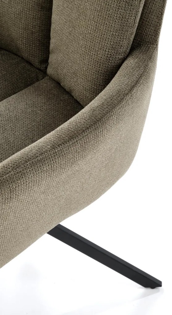 Scaun rotativ K536 stofa olive