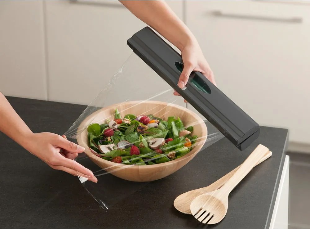 Suport pentru folie de aluminiu gri din plastic – Wenko