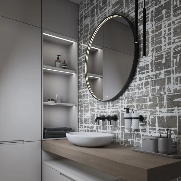 NIMCO ZPC 31002RVX-90 - Oglindă LED retroiluminată pentru baie 3000-6500K 80 cm IP44