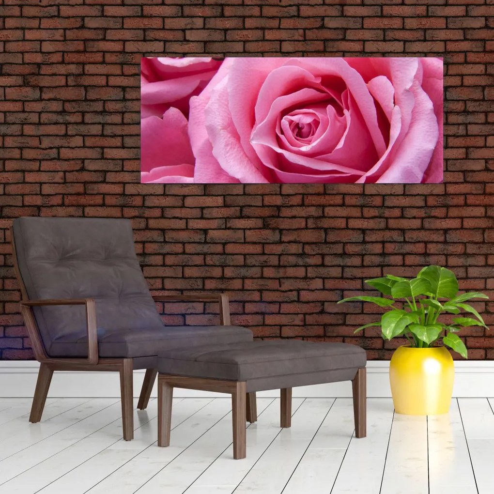 Tablou cu trandafir (120x50 cm)