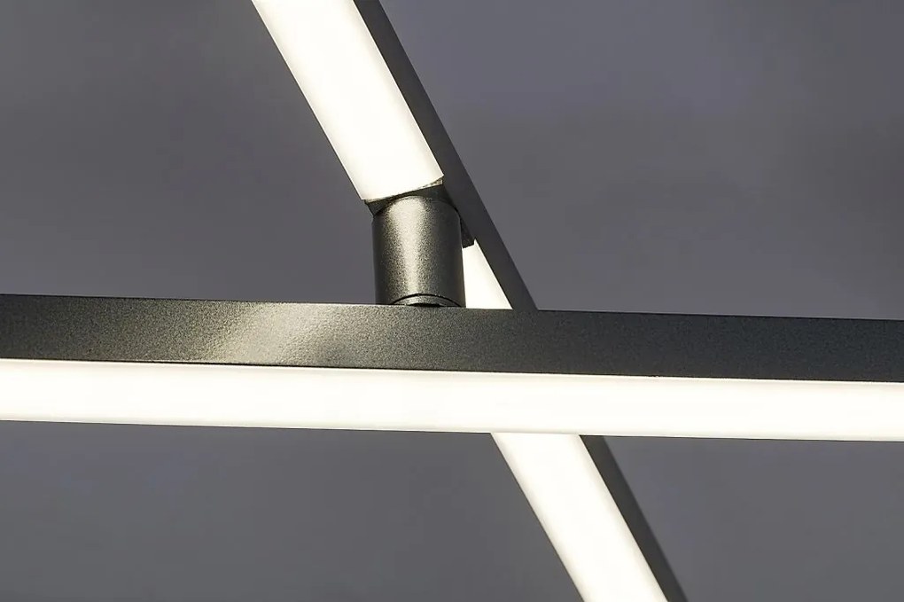 Plafoniera LED moderna cu tije reglabile Negan