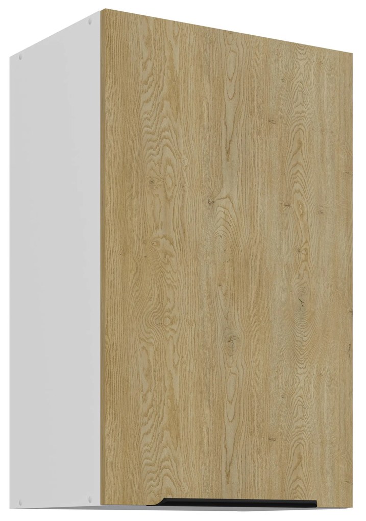 Dulap superior de bucătărie Carminia 45 G-72 1F (stejar cremona + alb). 1128070