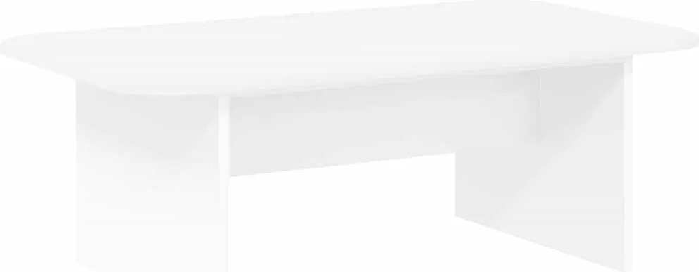 vidaXL Masă de cafea Alb 93 x 53 x 33 cm Lemn compozit