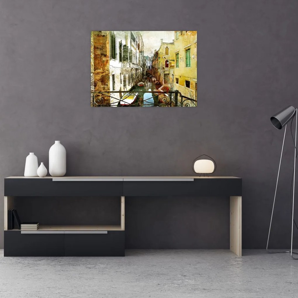 Tablou - Strada din Veneția (70x50 cm)