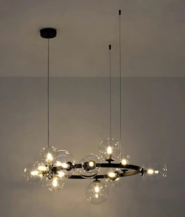 Lustra moderna cu 15 de surse de lumina LINEA R85