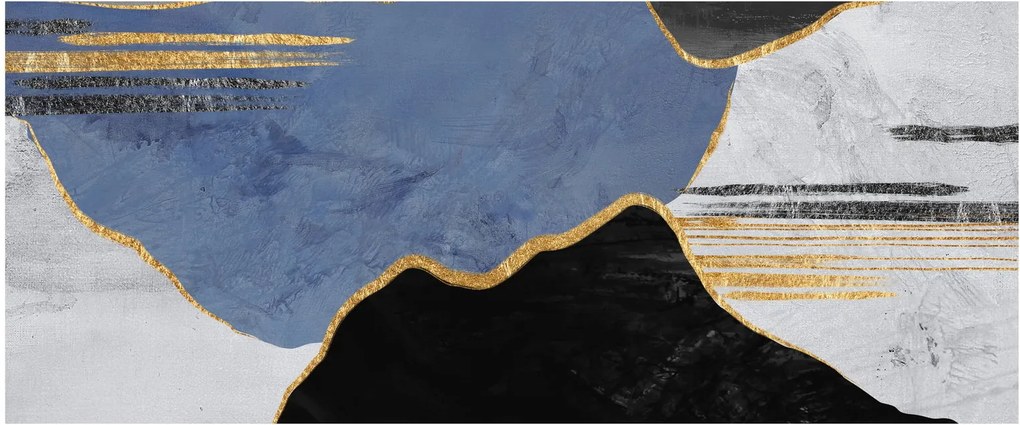 Tablou - Forme texturate (120x50 cm)