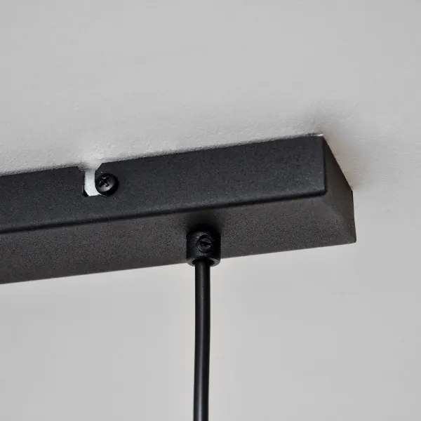 Lustră LED pe cablu TUBA 3xGU10/4,8W/230V neagră