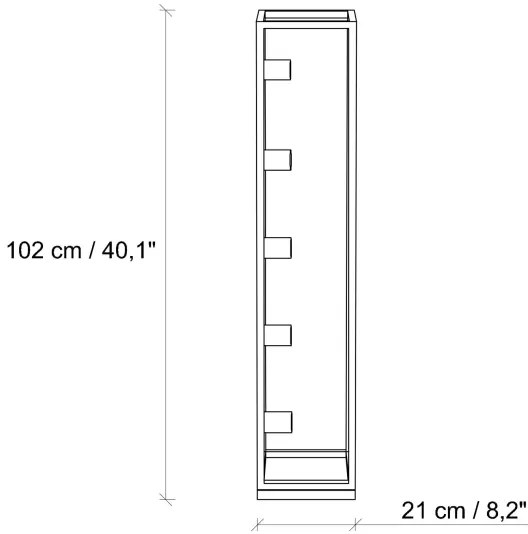 Lampadar KAFES 5xE27/40W/230V auriu