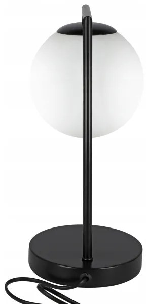 Lampă de masă 1xE27/40W/230V neagră/albă