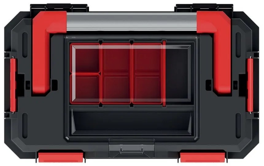 Cutie de scule B, latime 45 cm, organizator, negru