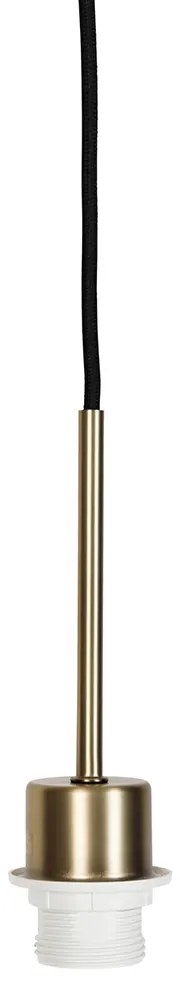 Lampă modernă cu pandantiv bronz cu cablu negru - Combi 1