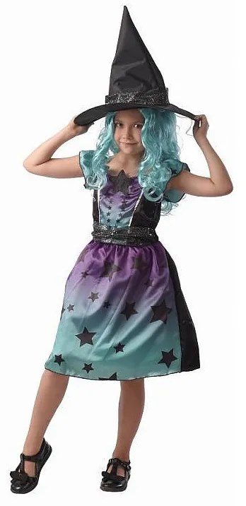 Vrăjitoare Friendly costum 130/140 cm