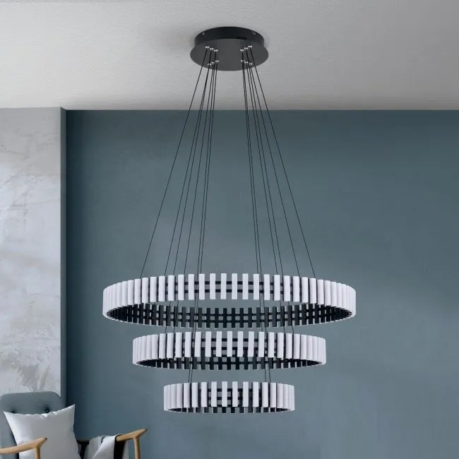 Lustra LED dimabila design modern circular MANSION