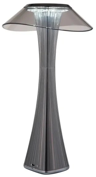 Lampă LED reîncărcabilă dimabilă de masă Globo 21025S AMBRA LED/2,5W/3,7V 2700K/4500K/6500K negru