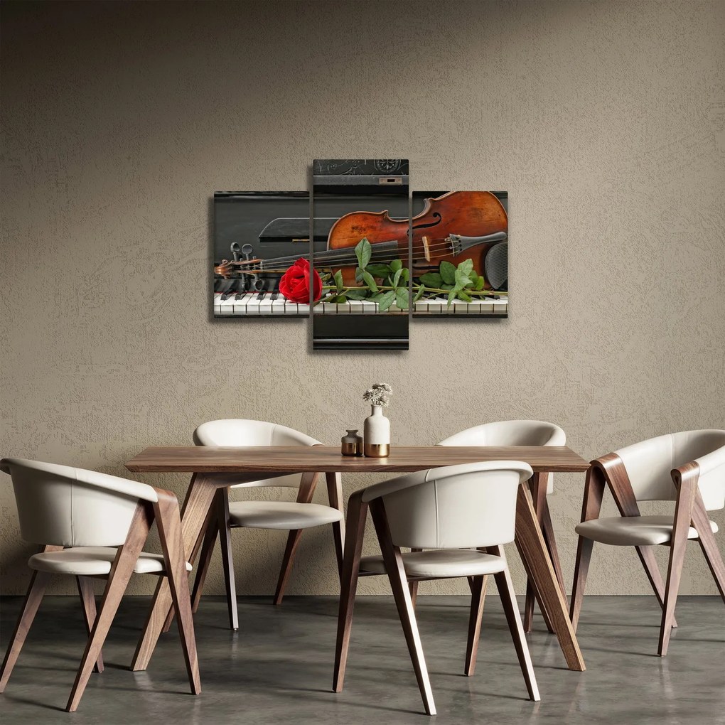 Tablou- Amintire de muzicean (90x60 cm)