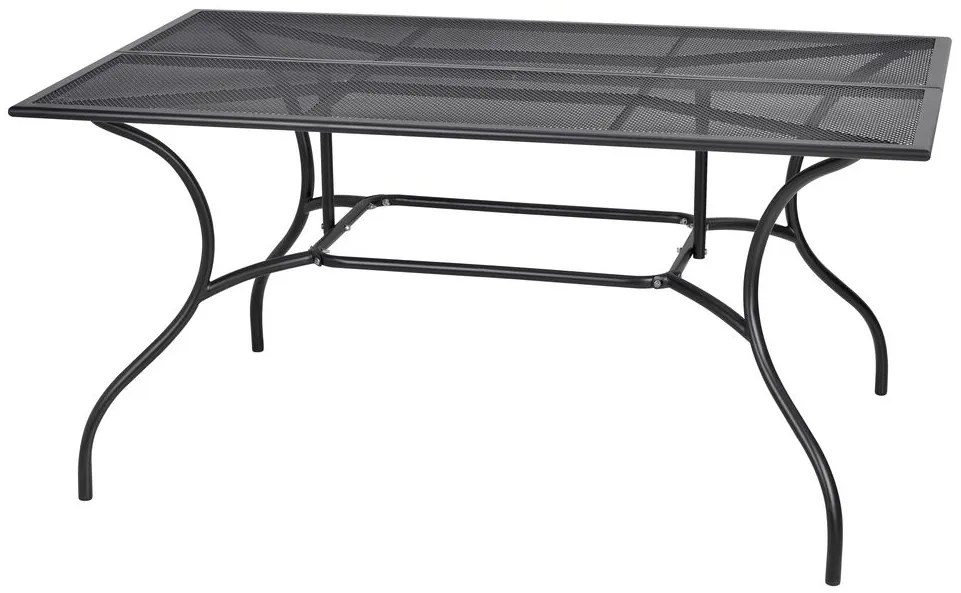 Masă de grădină metalică ZWMT-83 - dreptunghi 90 x 150 cm