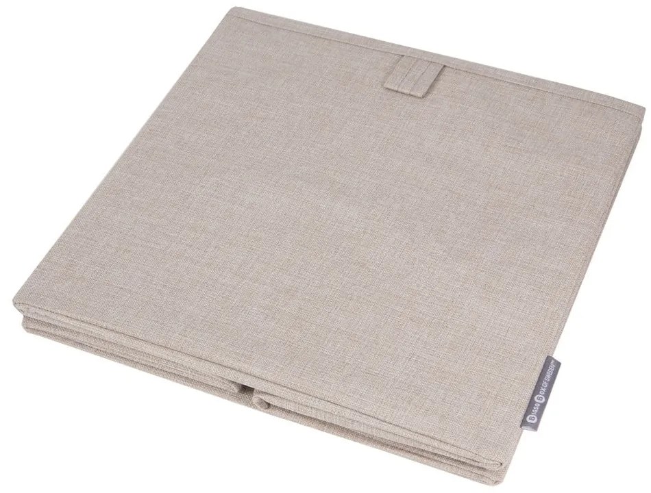 Cutie de depozitare Bigso Box of Sweden Cube, bej