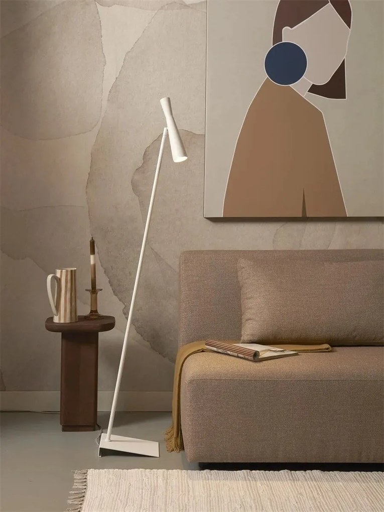 Lampadar/Lampa de podea design minimalist Bordeaux alb