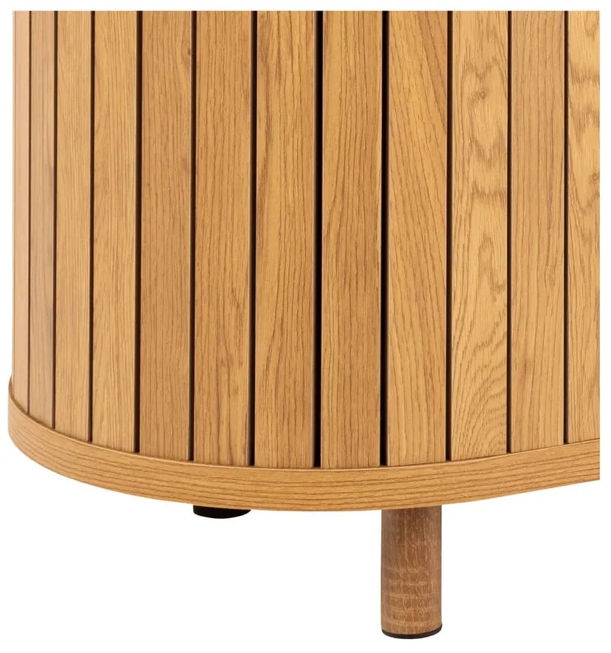 Comodă în culoare naturală cu aspect de lemn de stejar 160x80x45 cm Colima – Actona