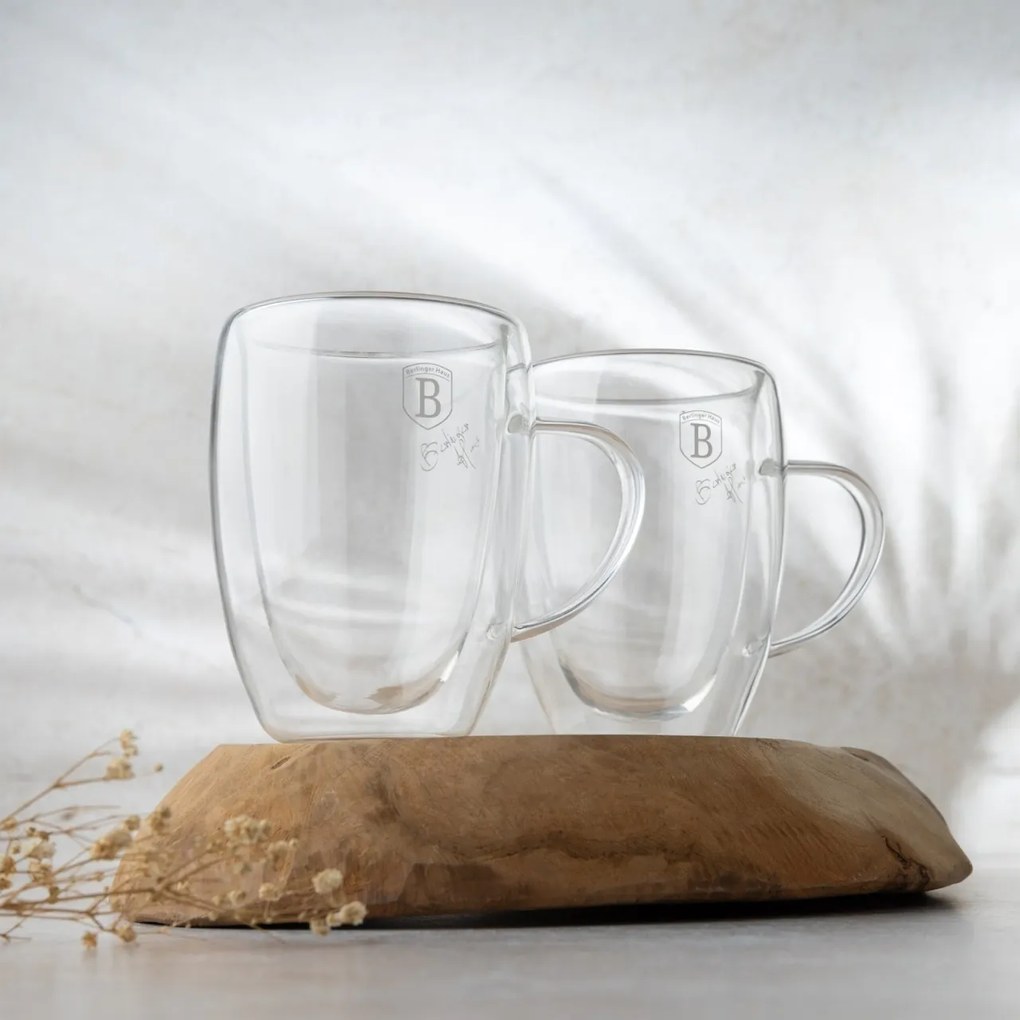 Set 2 cani de sticla dubla Berlinger Haus BH 8768