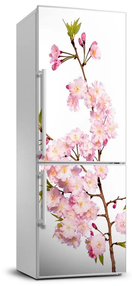 Autocolant pe frigider Flori de cireș