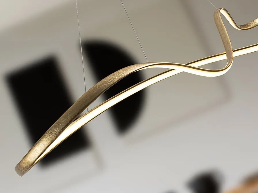 Lustra suspendata LED CCT si telecomanda Lia