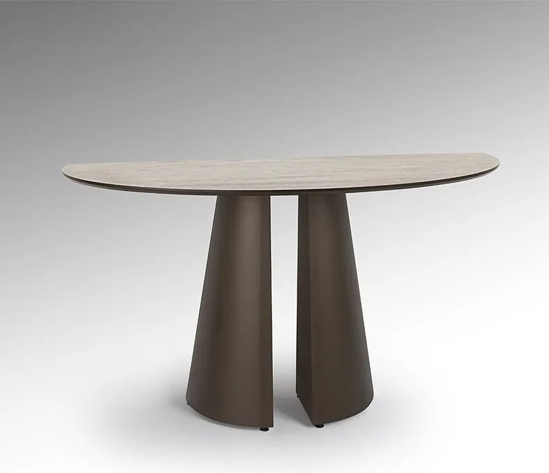 Consola din metal si MDF Samara 130x42cm