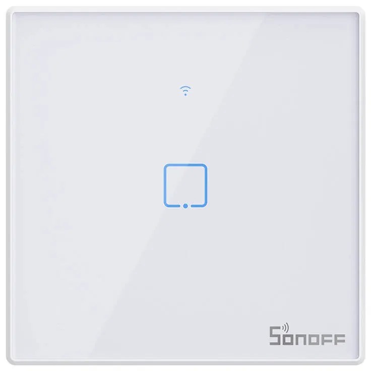 Intrerupator Smart WiFi + RF 433MHz Sonoff T2 EU TX (1 canal)