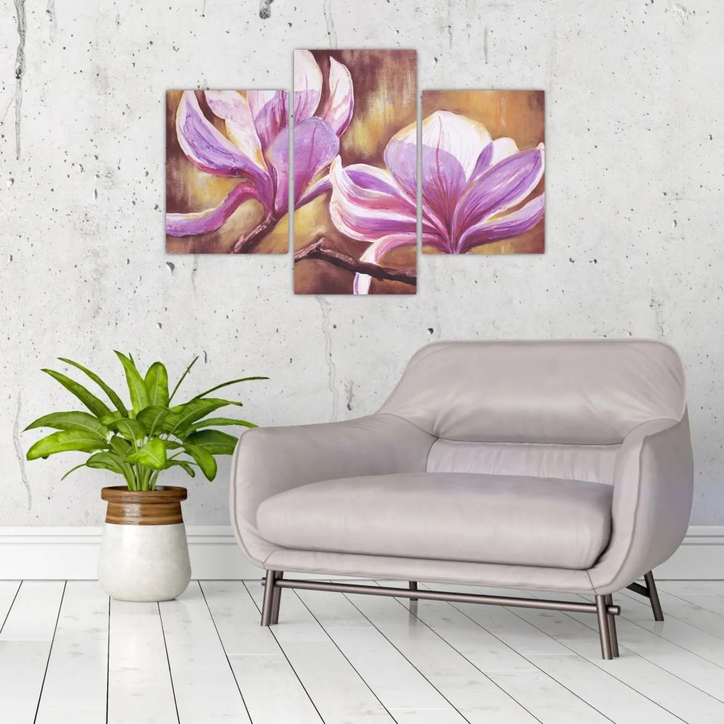 Tablou - Flori de magnolie (90x60 cm)
