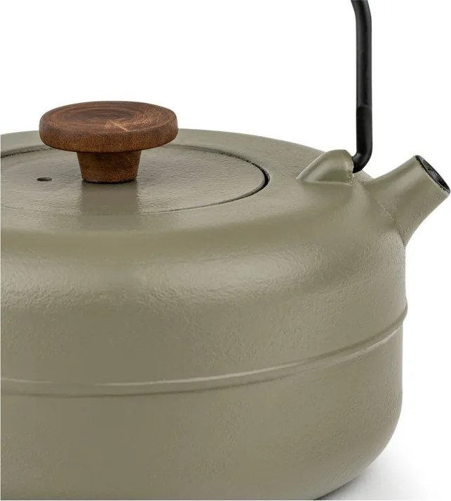 Ceainic kaki cu filtru din fontă 750 ml Henan – Bredemeijer