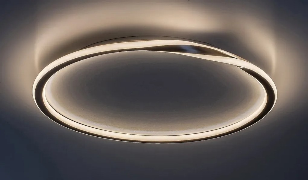 Plafoniera LED design modern Mathiola auriu