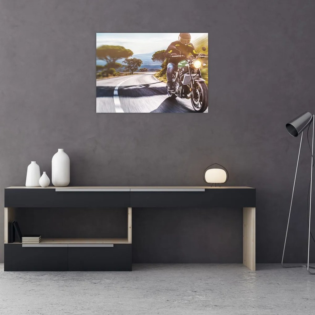 Tablou - Motociclist (70x50 cm)