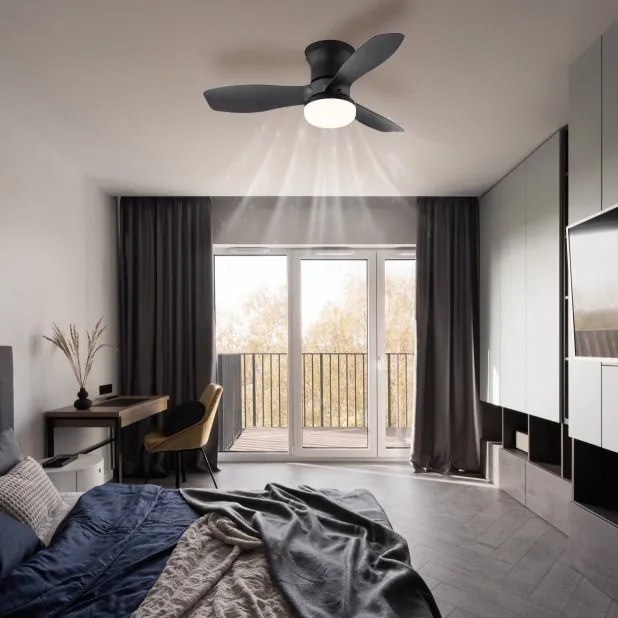 Lustra LED cu Ventilator si telecomanda IRWIN