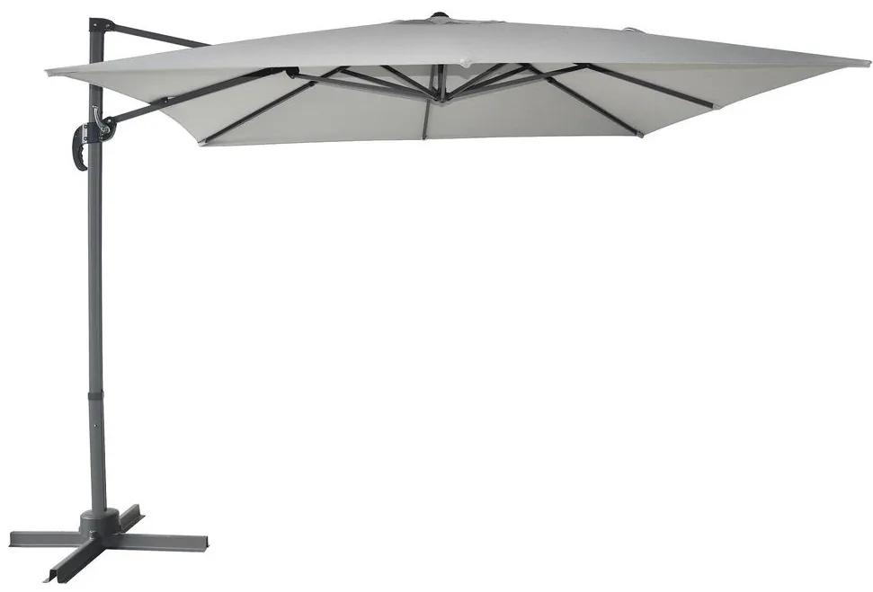 Umbrelă de grădină Cantilever, gri, 270 cm