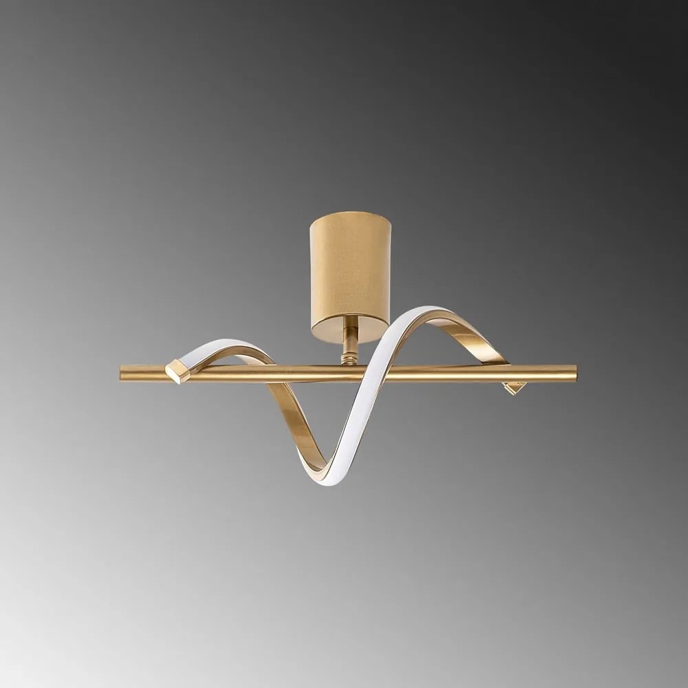 Plafonieră aurie LED ø 7 cm Likma – Opviq lights