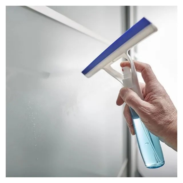 Racletă cu rezervor pentru fereastră Addis Sprat, albastru-alb