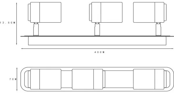 Spot LED dimabil pentru baie Lucide 26958/15/30 LENNERT 3xGU10/5W/230V IP44
